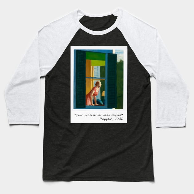 edward hopper - order meme Baseball T-Shirt by pripple